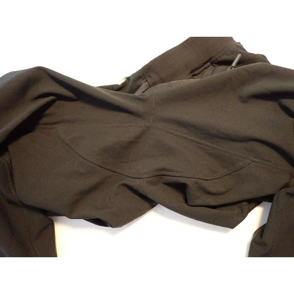 Birddogs Lined Joggers XL Black Tiger Woulds Slim Fit Stretch Ribbed Cuff Pants